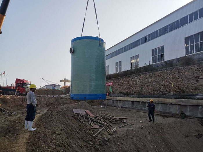 一體化泵站安裝